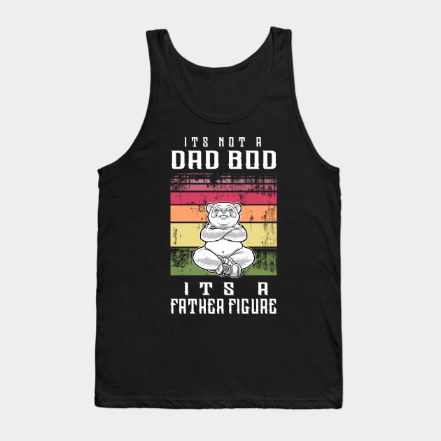 Vintage panda It's Not A Dad Bod It's A Father Figure Shirt, Gift For Dad, Best Dad Ever Shirt Tank Top by BaronBoutiquesStore